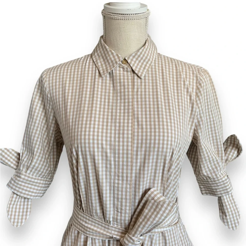 CALVIN KLEIN | Gingham Retro Dress Size 4 - Picture 2 of 10